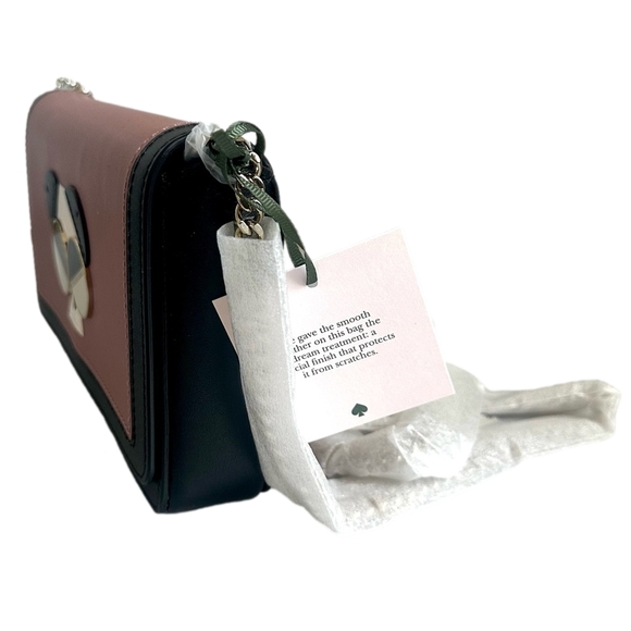 Kate Spade Gentle Panda Chain Crossbody Wallet Clutch NWT - Picture 4 of 9